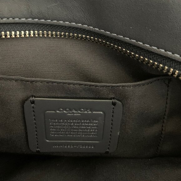 Auth. NWOT Coach Women’s Midnight Leather Bow Mini City Zip Tote 28988 - Picture 8 of 9